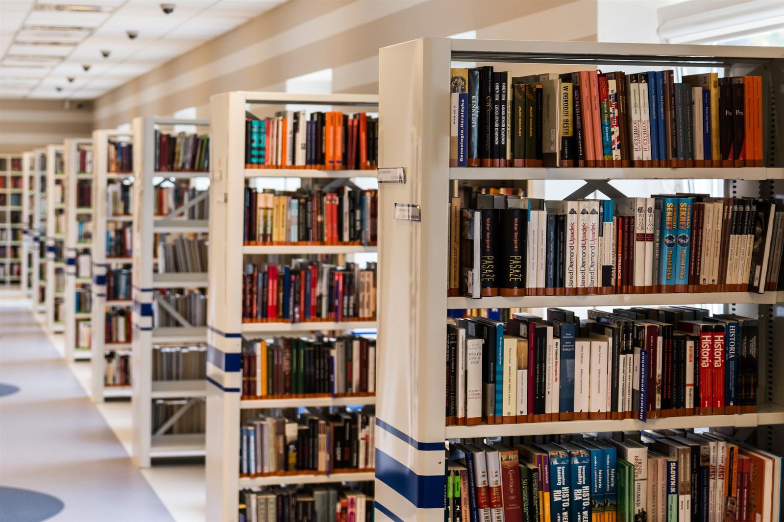 Law library at Justice & Co